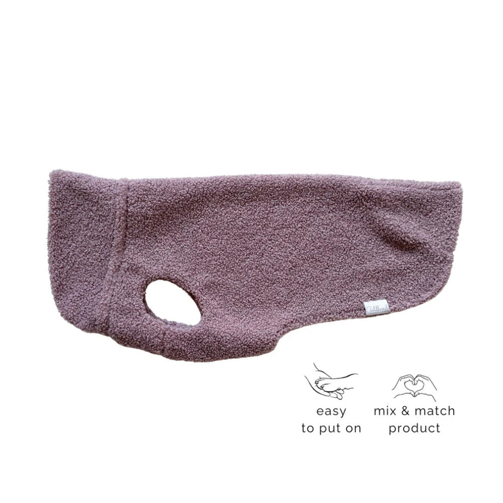 Hondentrui CozyShirt blijf warm teddy blush