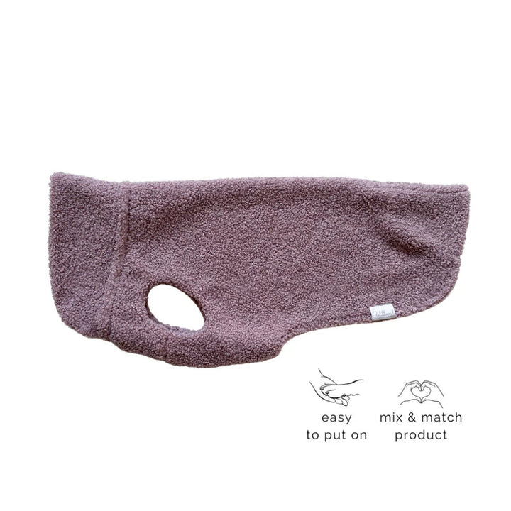 Hondentrui CozyShirt blijf warm teddy blush