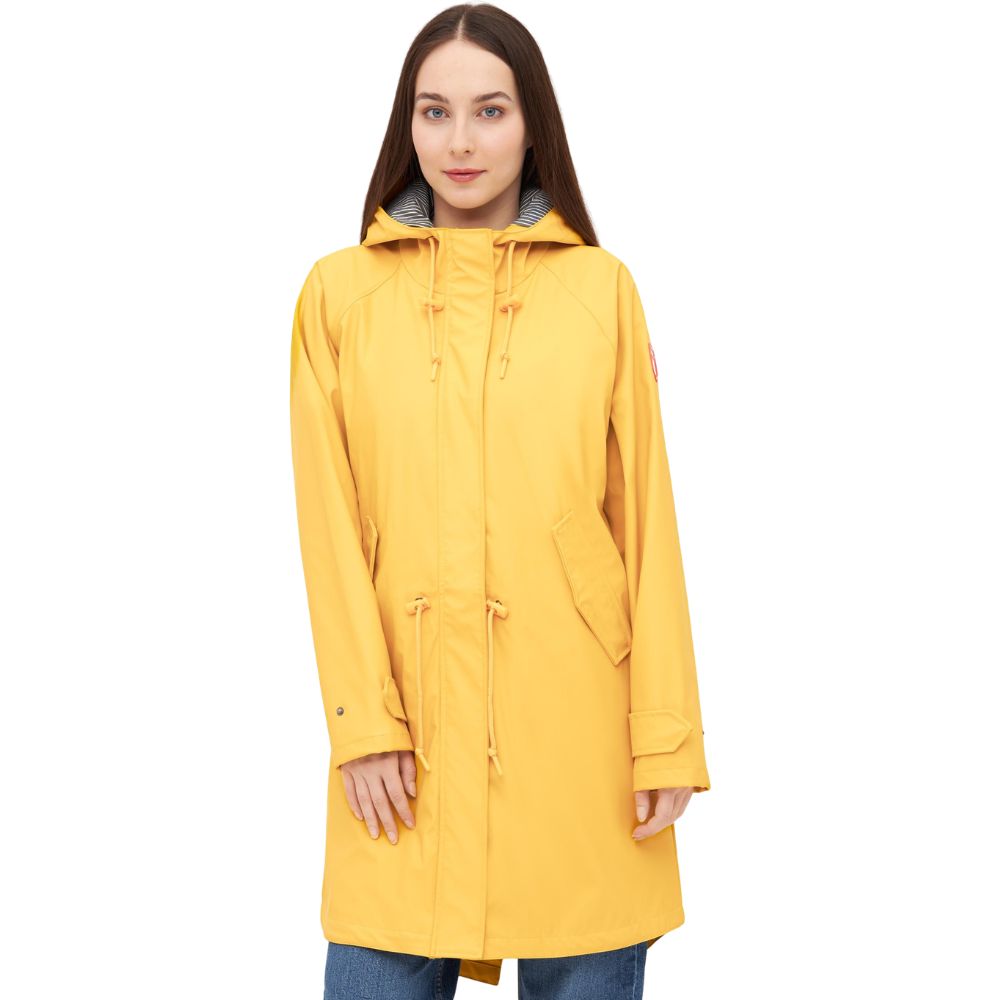 Traveby Friese Leo damesregenjas Chocolate Chip Brown