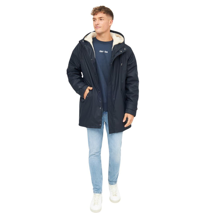 Regenjacke Herren Trekholm in Navy von Derbe