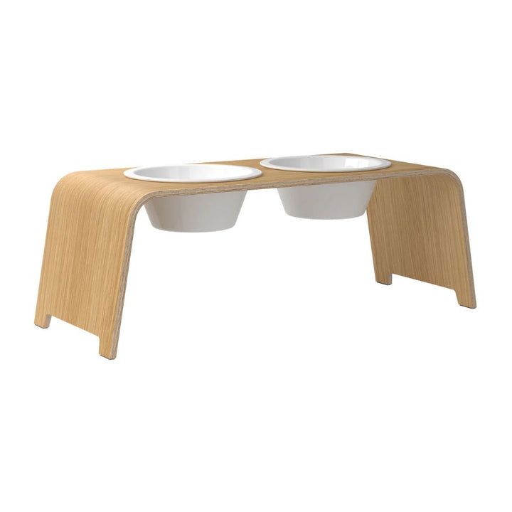 DESIGN FEEDING STATION SIZE L including porcelain bowls