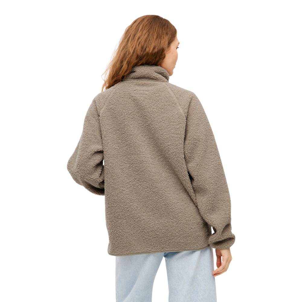Kuschelby Damen Fleecejacke Cobblestone Beige
