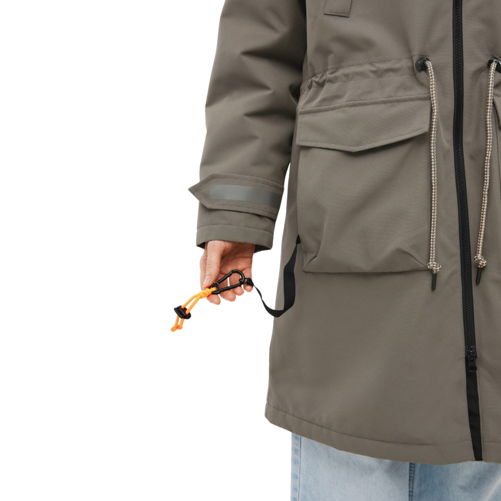 Phoebholm Dog Damen Winter-Regenjacke Morel Braun Oliv Grün Hundejacke