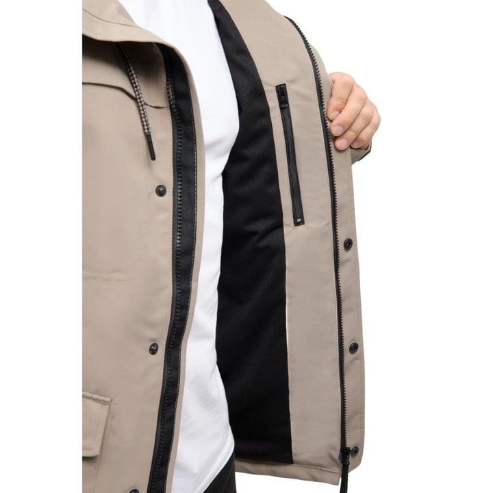 Phoeby Dog Herren Regenjacke Cobblestone Jet Black