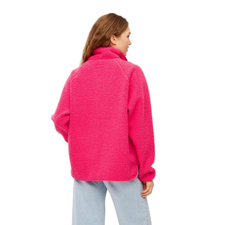 Kuschelby Damen Fleecejacke Azalea Pink Teddy