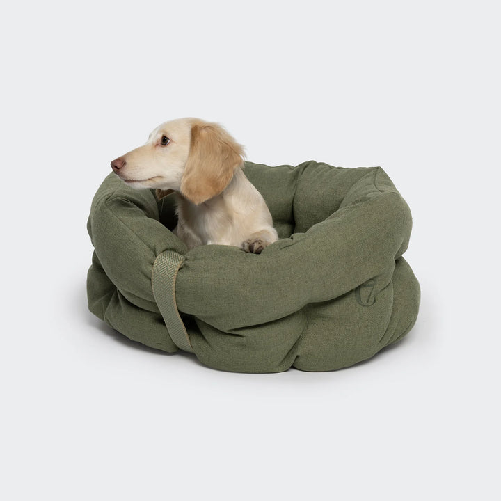 Hundebett LTTL Snoozy Linen-Mix Moss