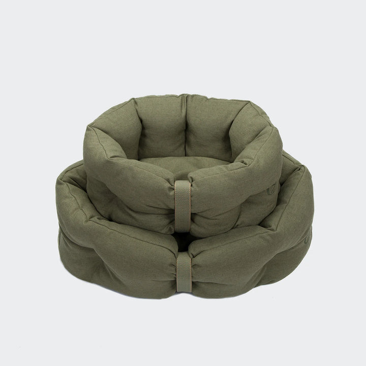 Hundebett LTTL Snoozy Linen-Mix Moss