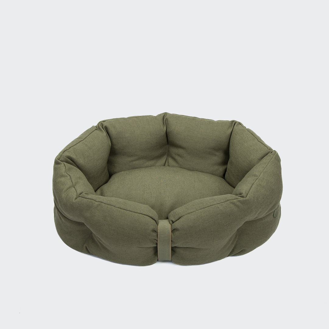 Hundebett LTTL Snoozy Linen-Mix Moss