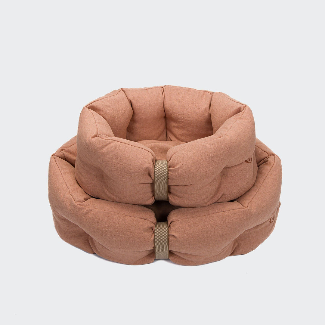Hundebett LTTL Snoozy Linen-Mix Dusty Rose
