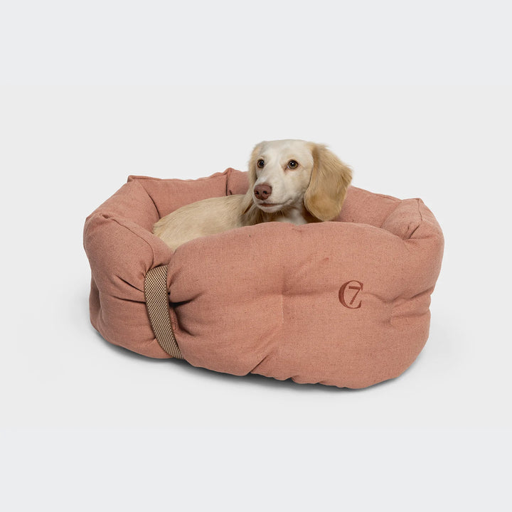 Hundebett LTTL Snoozy Linen-Mix Dusty Rose