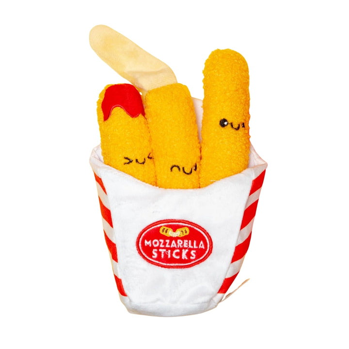 Hundespielzeug Mozzarella Sticks