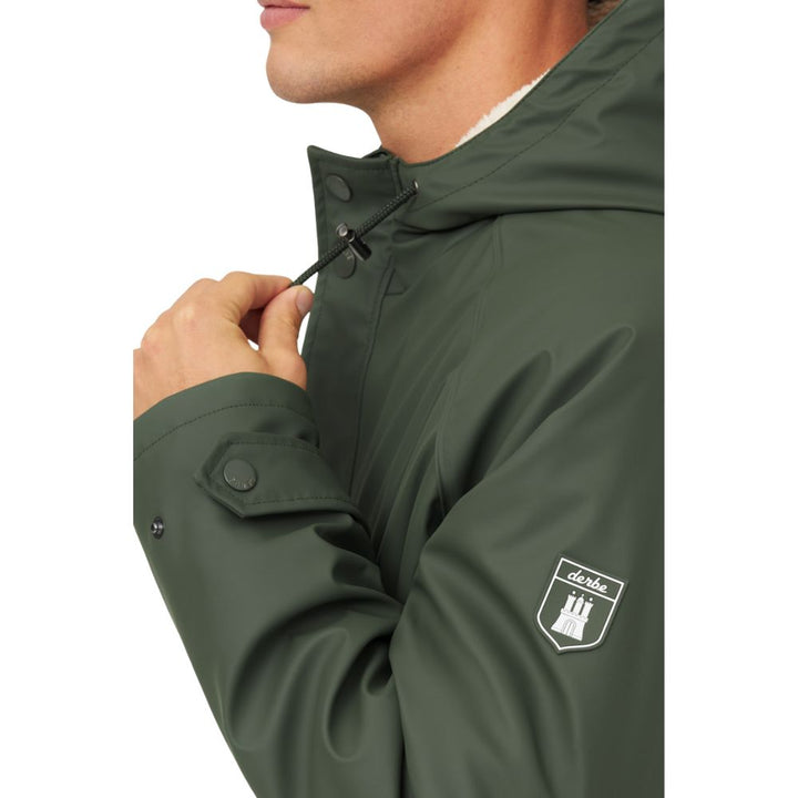 Regenjacke Herren Trekholm in Oliv von Derbe