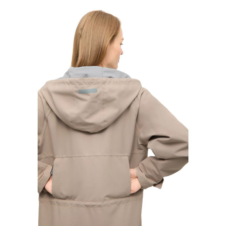 Phoeby Dog Damen Regenjacke Cobblestone Neutral Grey