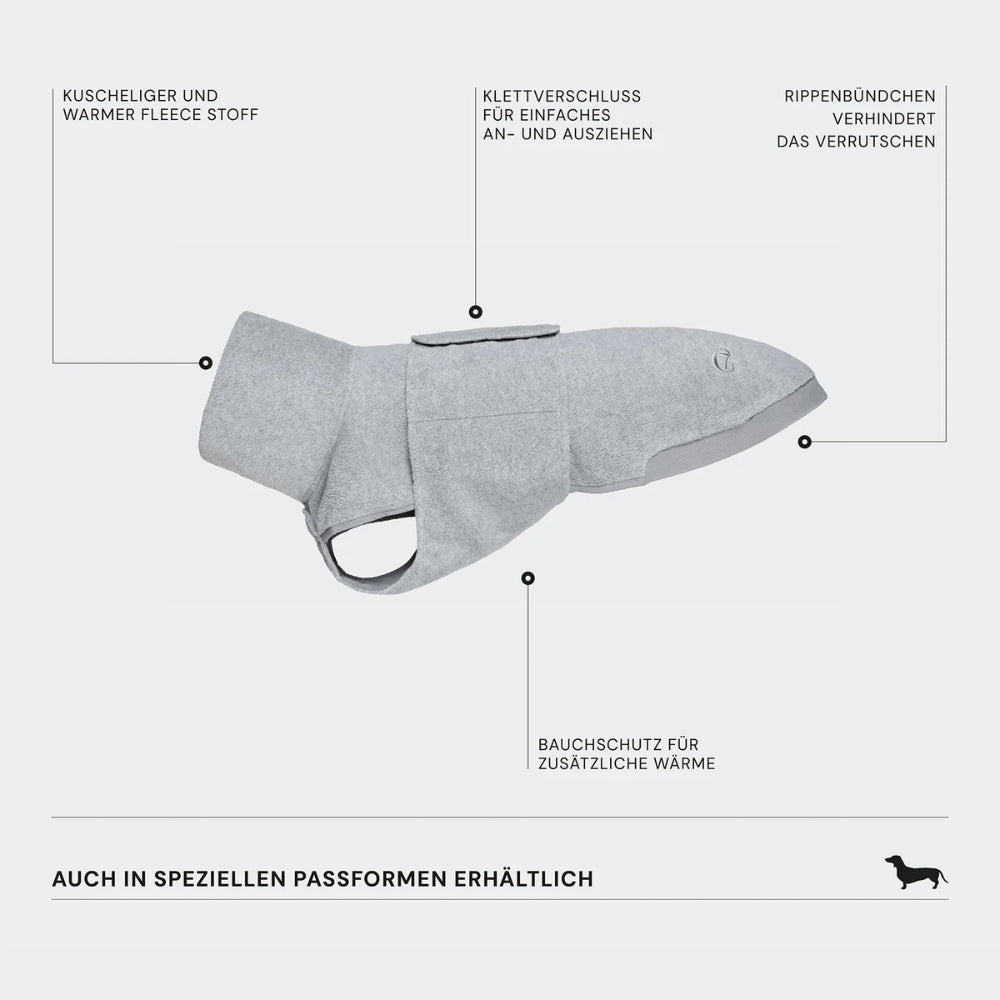 Hundepullover Fleece Derby Orange