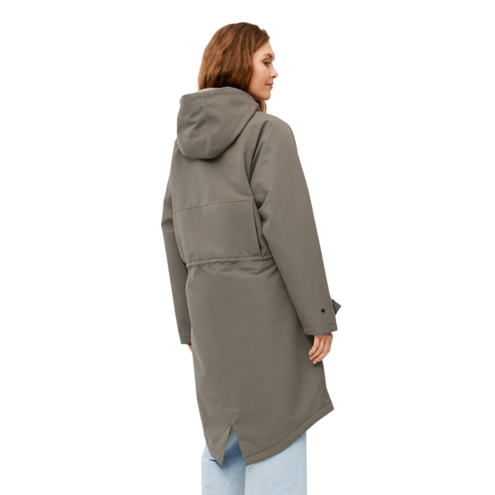 Phoebholm Dog Damen Winter-Regenjacke Morel Braun Oliv Grün Hundejacke