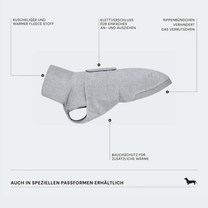 Hundepullover Fleece Derby Khaki