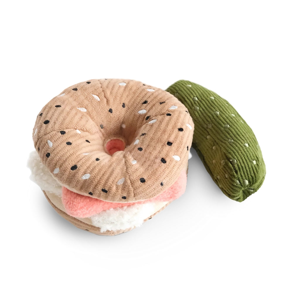 Hundespielzeug Schnüffelduo Bagel mit Gurke