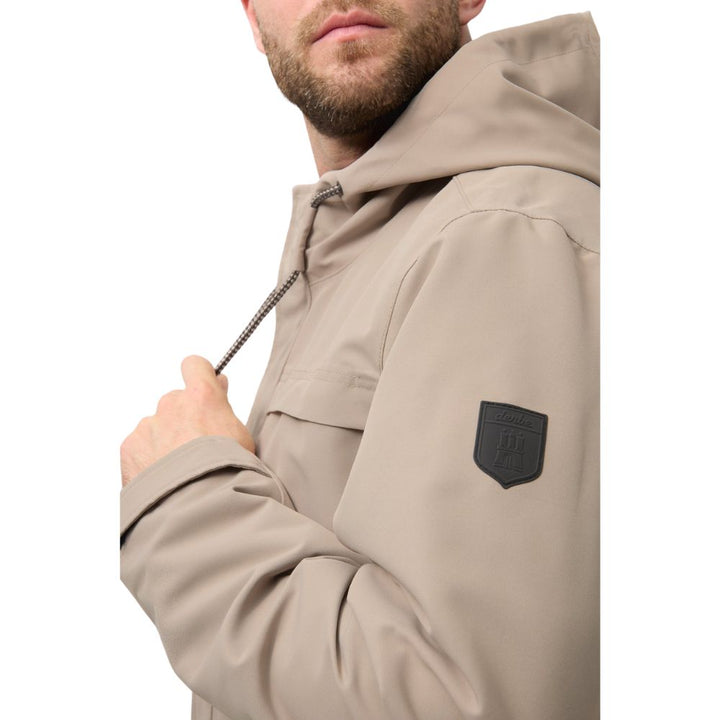 Phoeby Dog Herren Regenjacke Cobblestone Jet Black