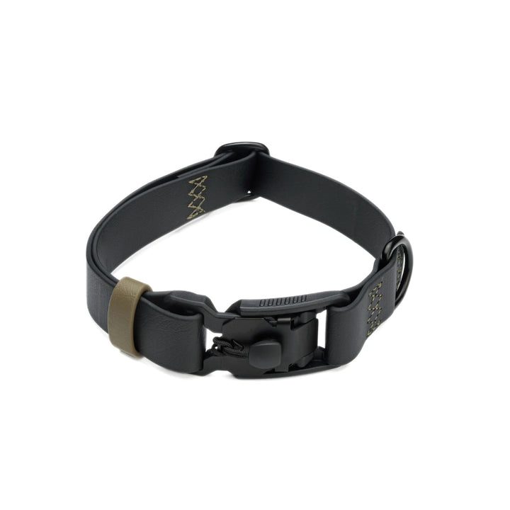 Hundehalsband BioThane Ipanema - Black-Olive