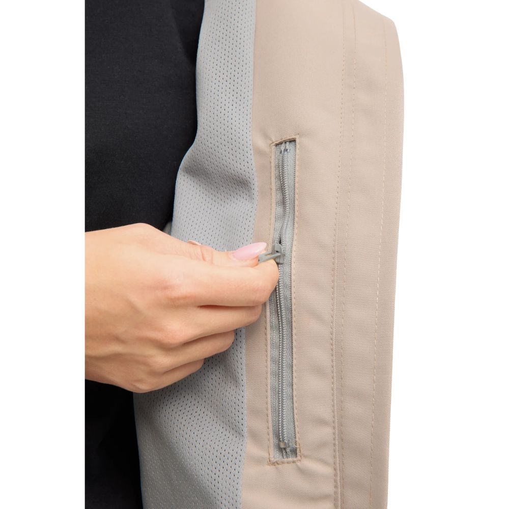 Phoeby Dog Damen Regenjacke Cobblestone Neutral Grey