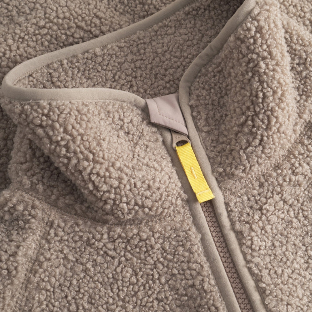 Kuschelby Damen Fleecejacke Cobblestone Beige