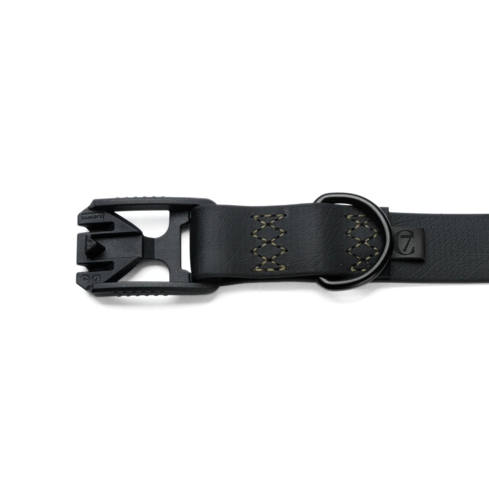 Hundehalsband BioThane Ipanema - Black-Olive
