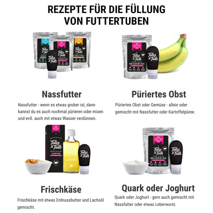 Futtertube- ideal fürs Training geeignet