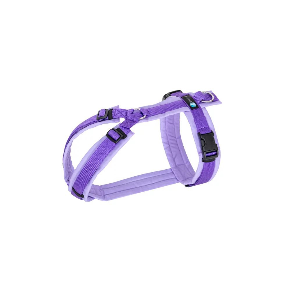 EcoBark Hundegeschirr – Kein Ziehen, Atmungsaktiv, Aus Recyceltem Material, Für Große Hunde (Lavendel, XL)