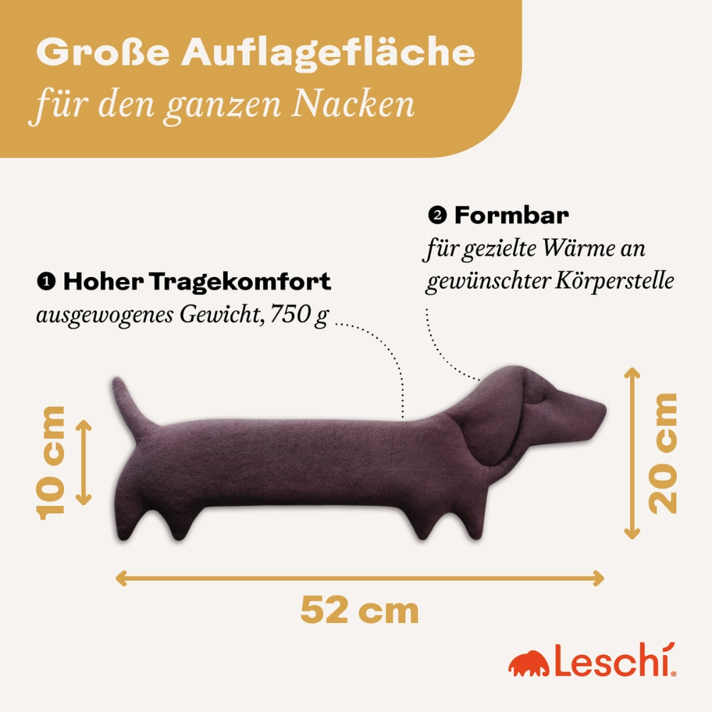 Wärmekissen Winston der Hund