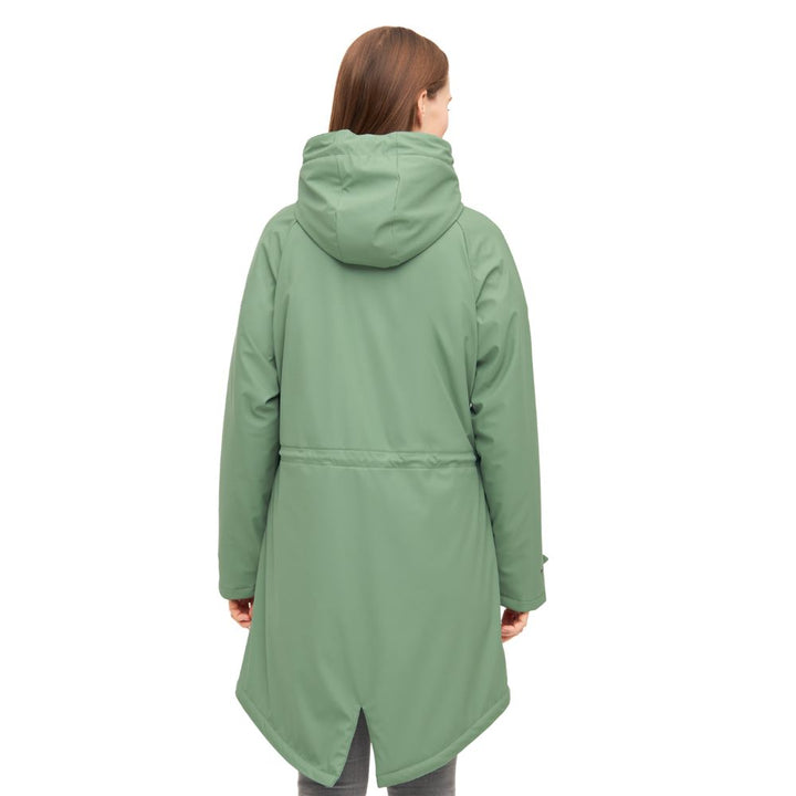 Gefütterte Regenjacke Tidaholm Derbe Hedge Green