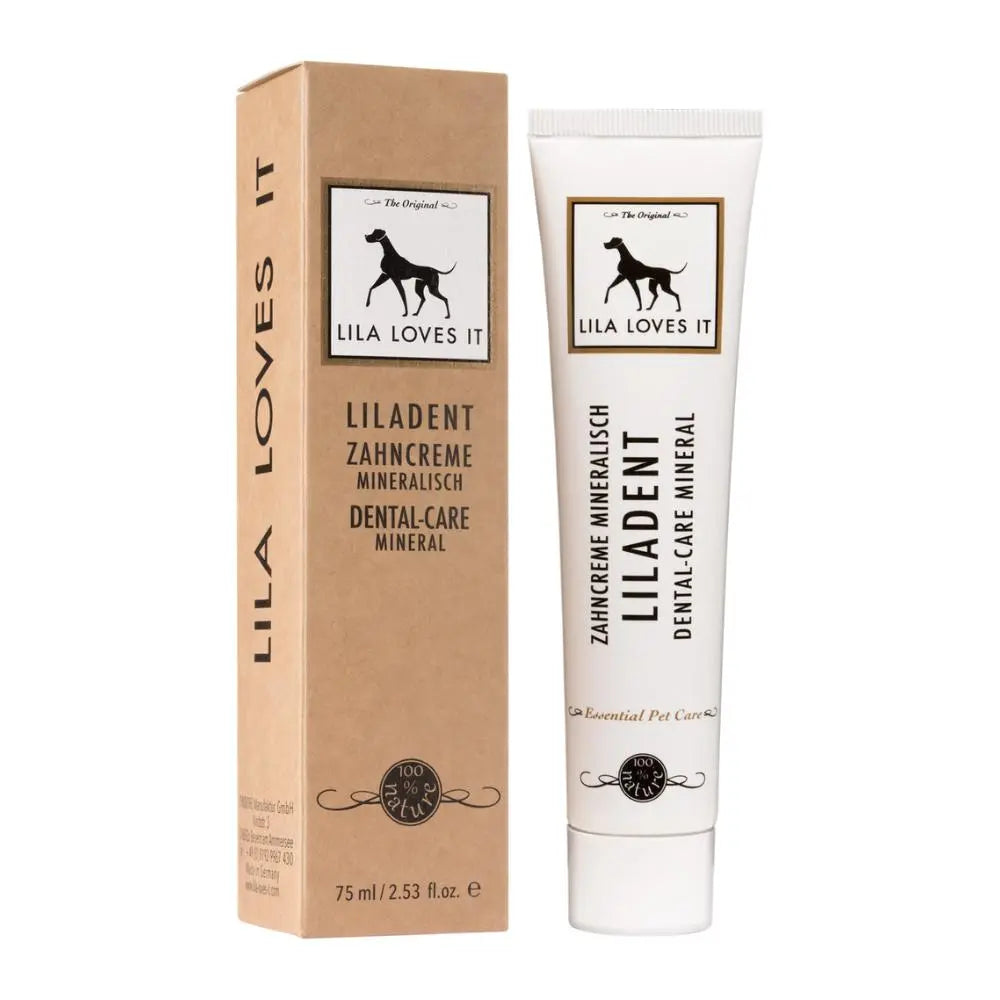 NEU LILADENT ZAHNCREME Jetzt erhältlich bei  Dogsmopolitan