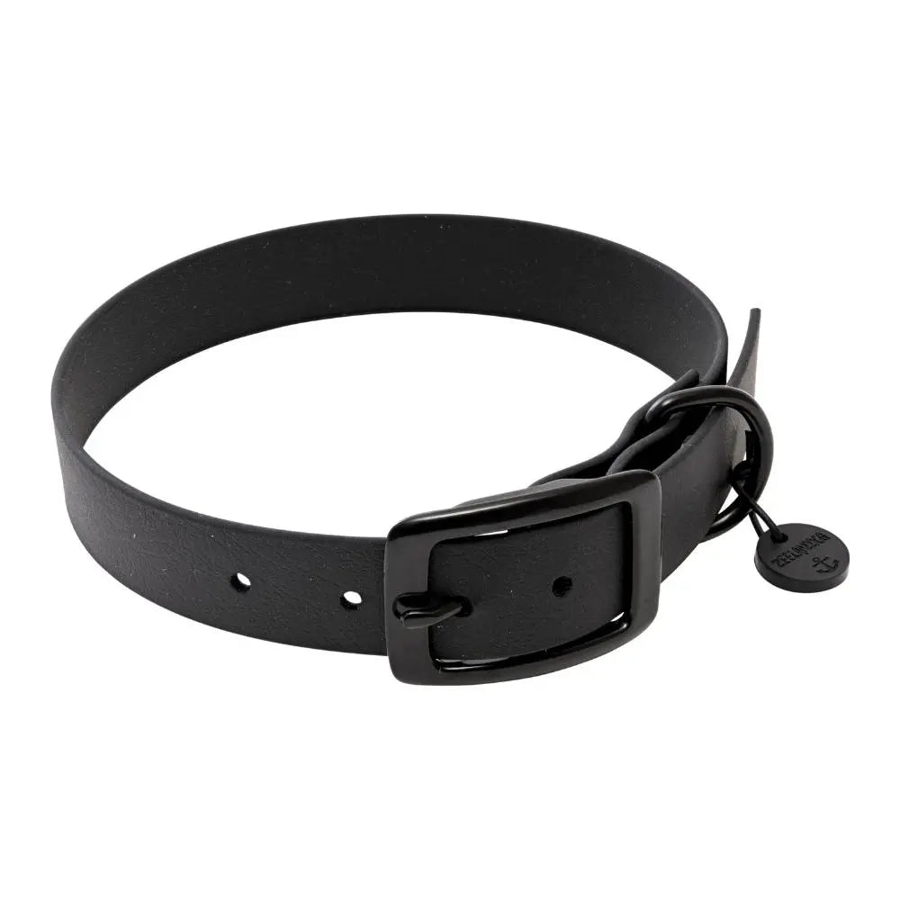 Zeeland Dog Beta-BioThane® Halsband All Black Jetzt erhältlich bei  Dogsmopolitan