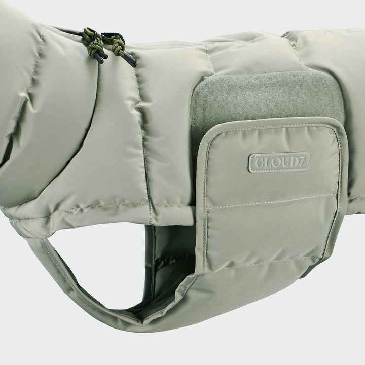 Hundemantel für Dackel Alaska Dusty Mint