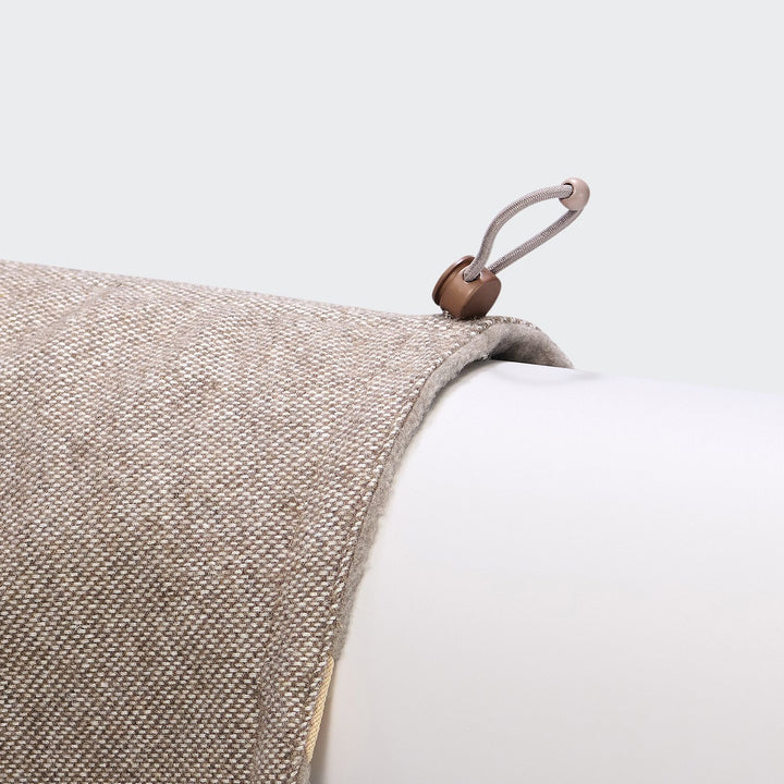 Hundemantel Brooklyn Long Tweed Beige