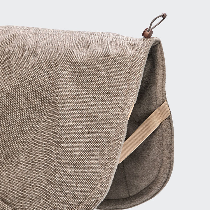 Hundemantel Brooklyn Long Tweed Beige