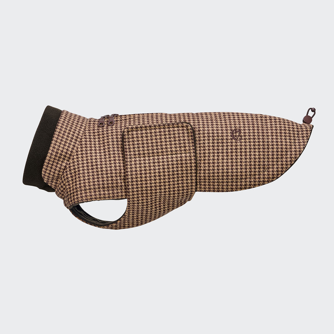Hundemantel Brooklyn Dackel Houndstooth