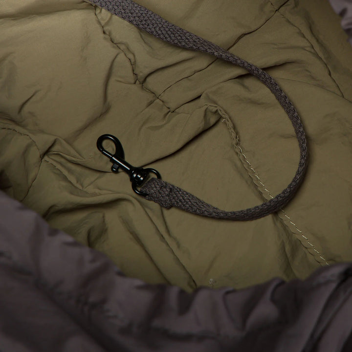 Hundeumhängetasche LTTL Puffer Dark Grey/Khaki