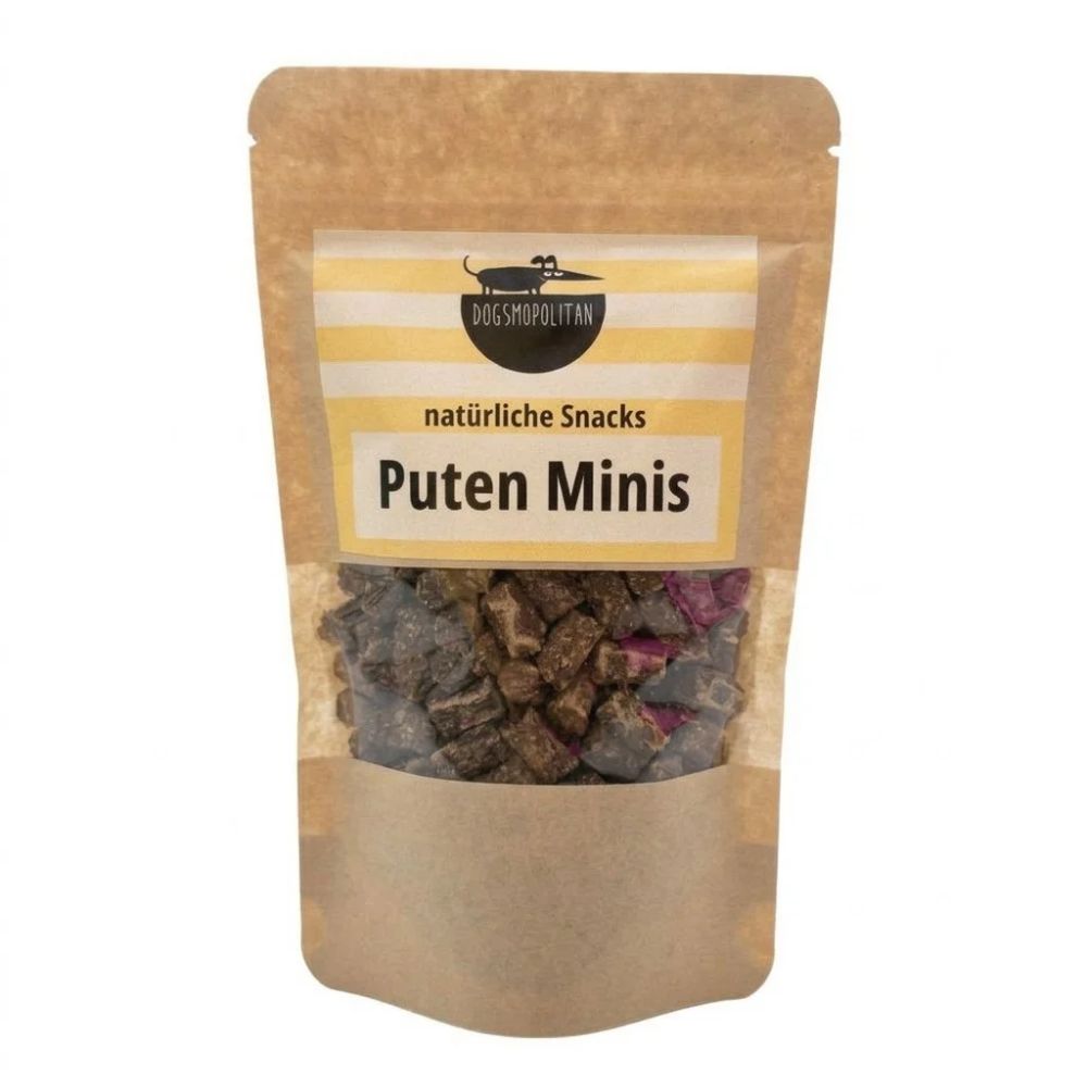 Hundeleckerli puten minis perfekt für training oder für unterwegs