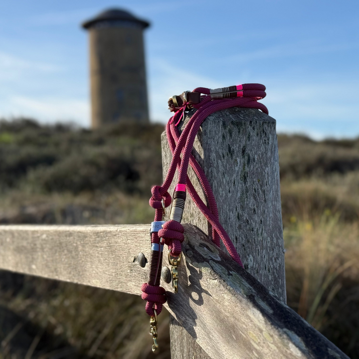 Rope collar Driftwood