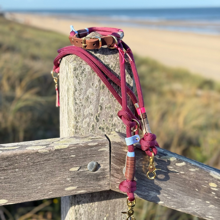 Rope collar Driftwood