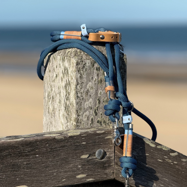 Rope collar Driftwood