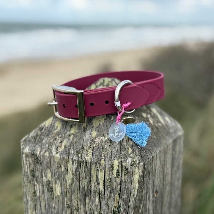 Beta-Biothane® Halsband Merlot
