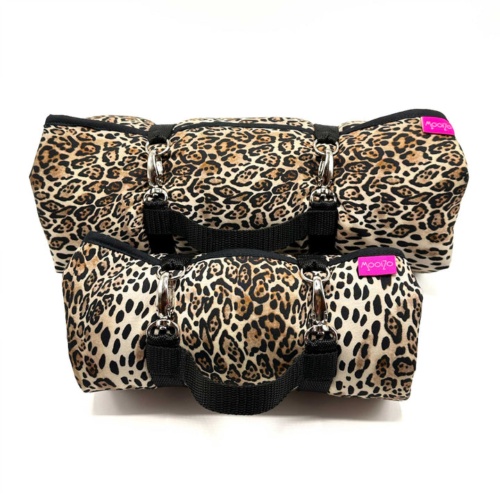Reisedecke für Hunde Dog’n’Roll - Black Leo &amp; Teddy beige