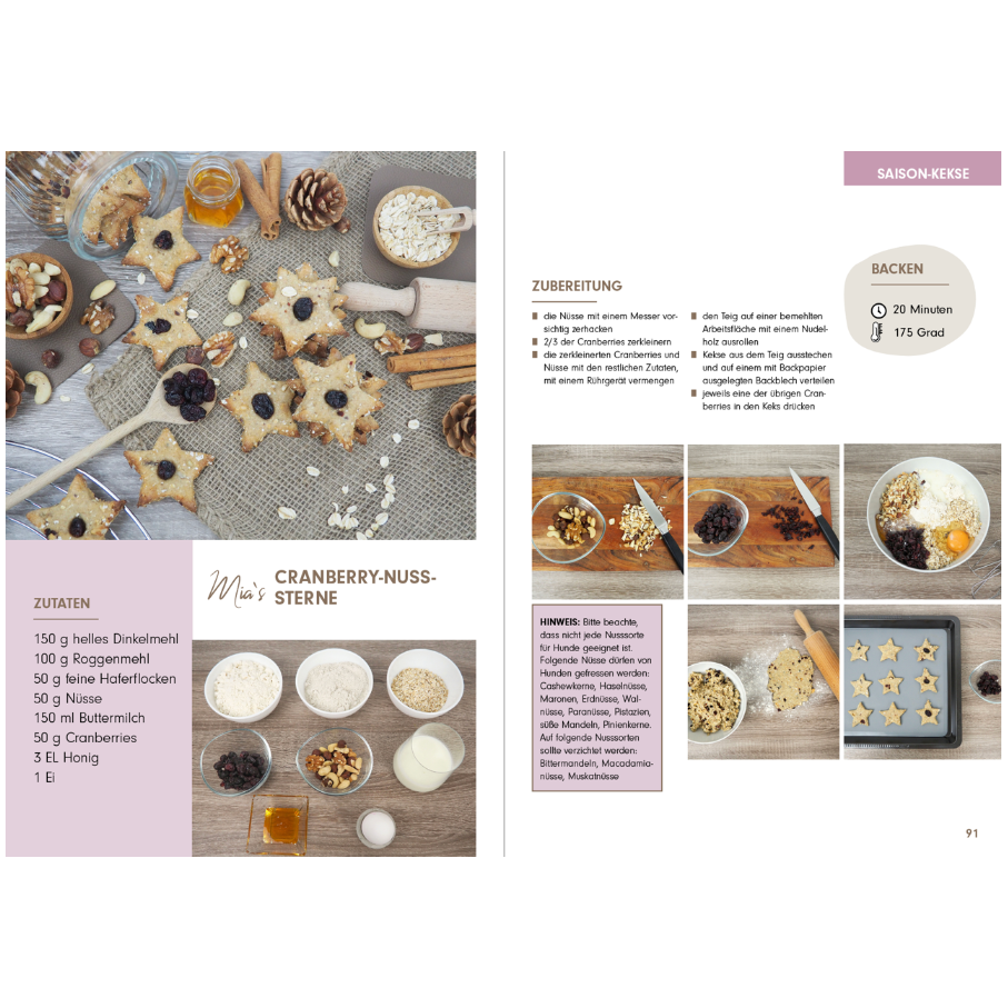 Mia's Knusperkekse - Backbuch