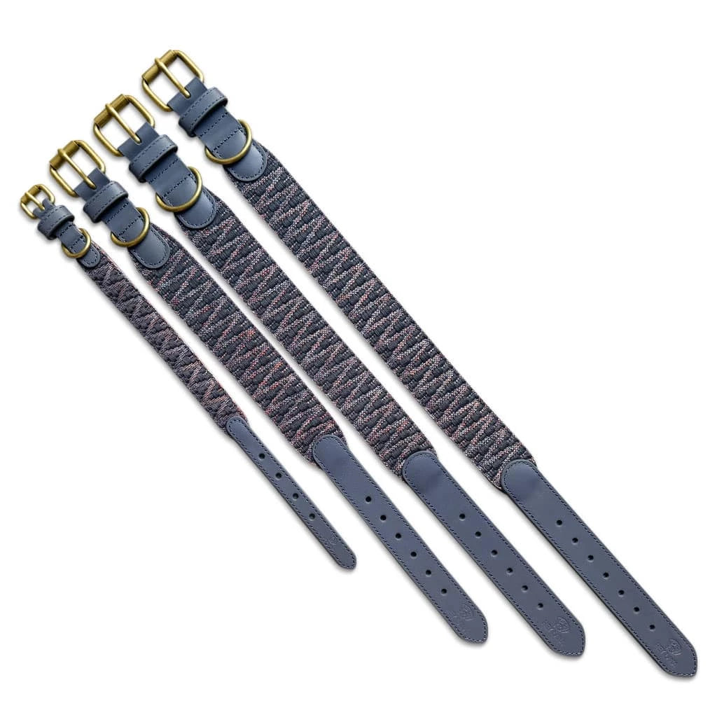Hundehalsband Blue &amp; Grey