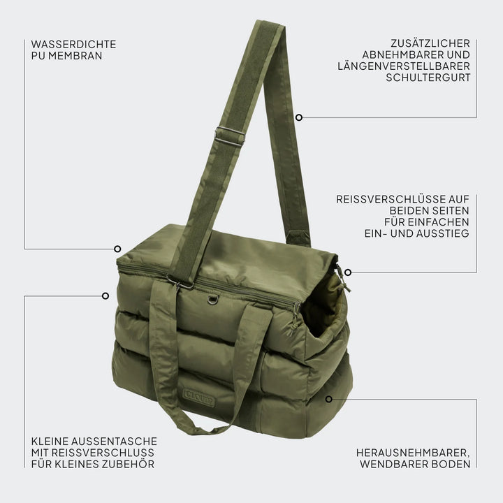 Montreal 2.0 Dog Carrier Light Olive