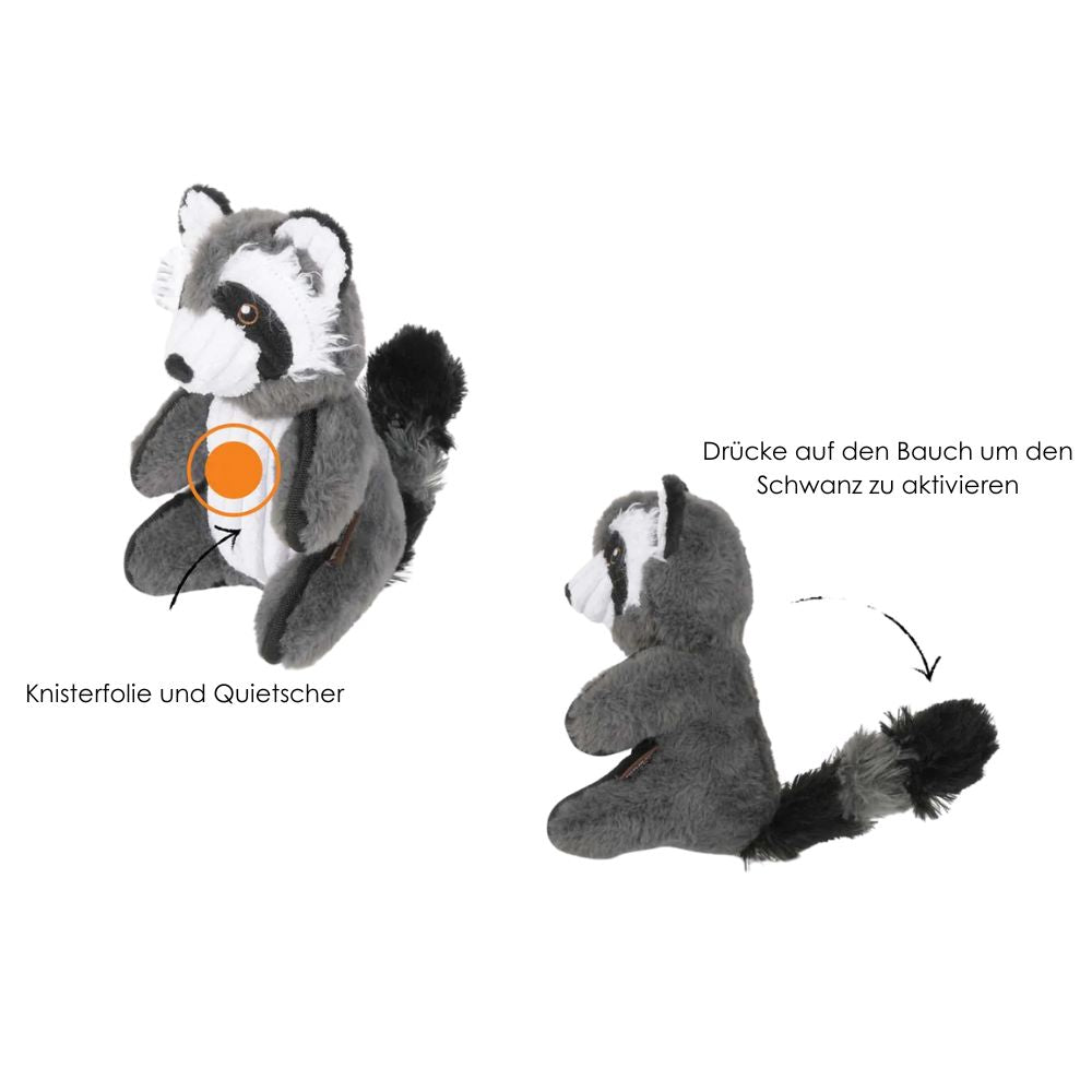 Hundespielzeug Waschbär Werner