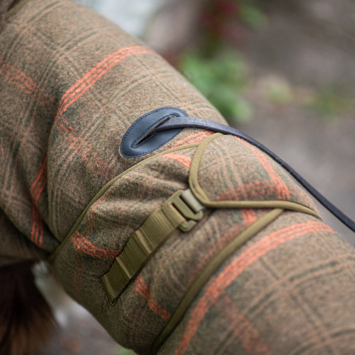 Wollmantel Woolie – Wendbarer Premium-Hundemantel Oliv