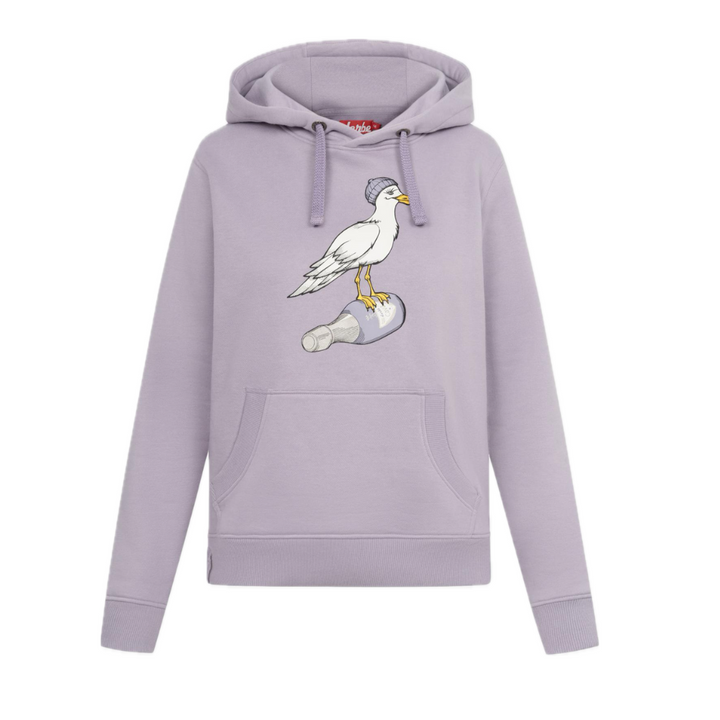 Hoodie Sturmmöwin lavender grey