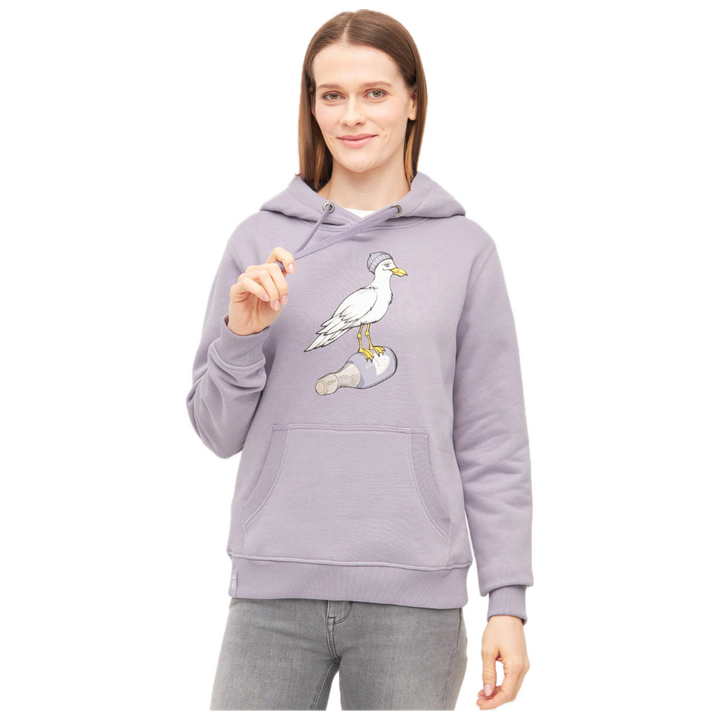 Hoodie Sturmmöwin lavender grey